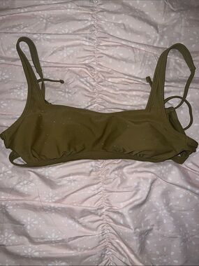 Olive Green Bikini Top